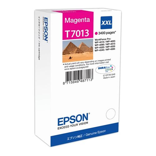 [C13T70134010] T7013 Cartuccia nchiostro magenta 34,2 ml 3.400pg