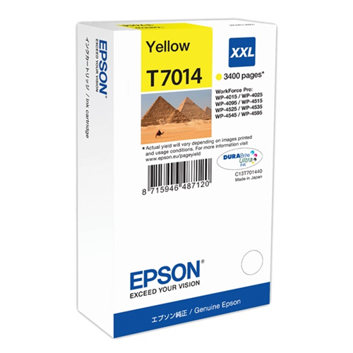 [C13T70144010] T7014 Cartuccia nchiostro giallo 34,2 ml 3.400pg
