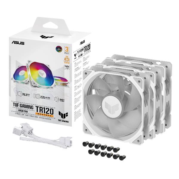TR120 FAN ARGB REV WHITE 3IN1