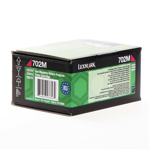LEX 702M  toner magenta 1.000pg, return program