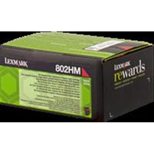 LEX 802HM toner magenta 3.000pg, return program