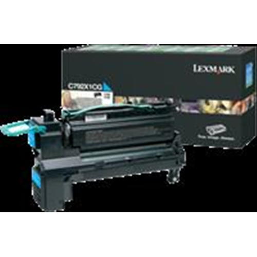LEX C792  toner ciano 20.000pg, return program