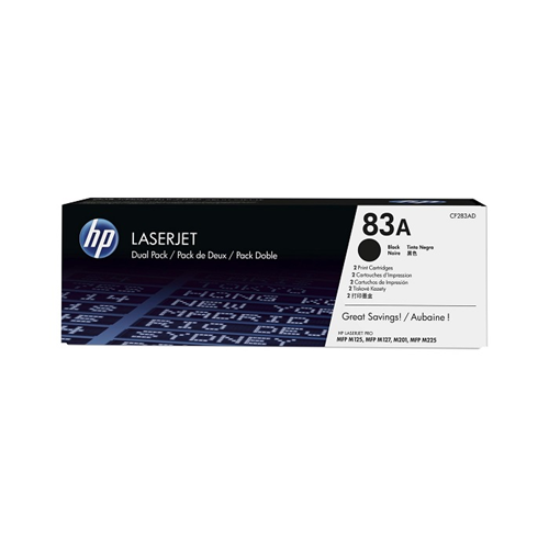 N.83A Multipack Toner nero 2x1.500pg