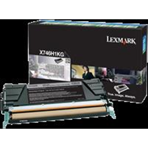 LEX X746  toner nero 12.000pg, return program
