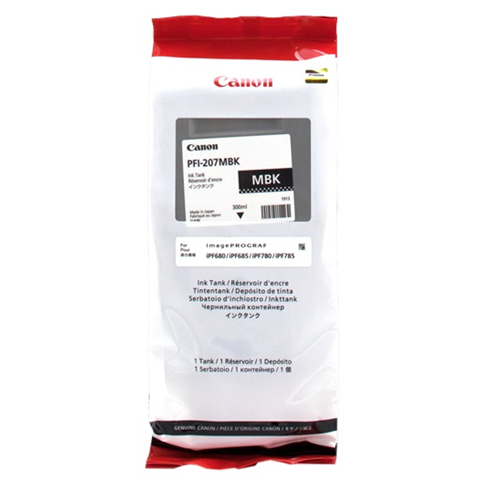 PFI-207MBK Nero opaco Cartuccia inchiostro 300ml