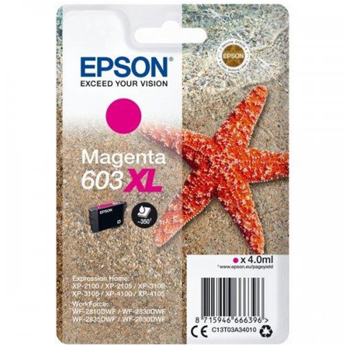 603XL Magenta Cartuccia inchiostro 4ml  350pg