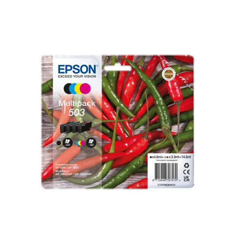 EXTRA SCONTO # 503 MULTIPACK 4 cartucce nero - ciano - magenta - giallo