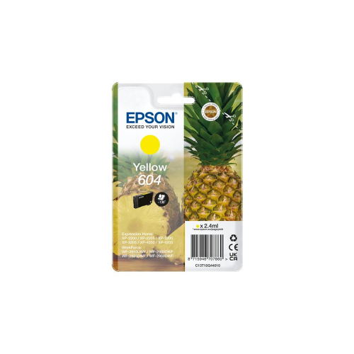604 Giallo cartuccia inchiostro 2,4 ml  130pg