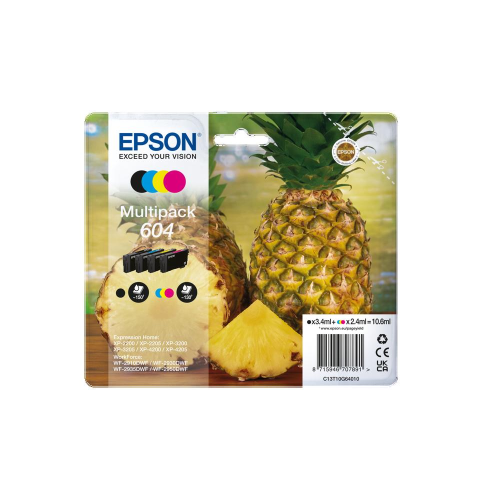 EXTRA SCONTO # 604 MULTIPACK 1x nero-ciano-magenta-giallo