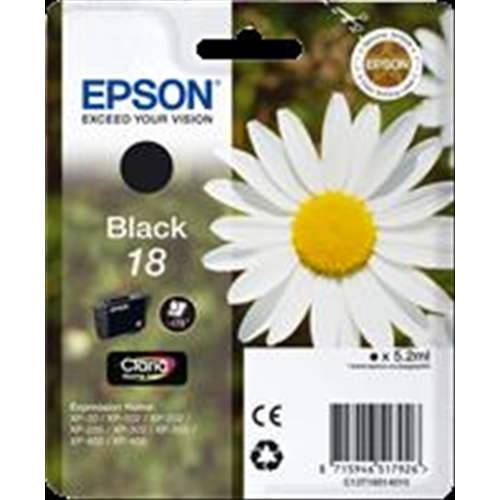 T1801 Cartuccia inchiostro nero 5.2ml,18 standard
