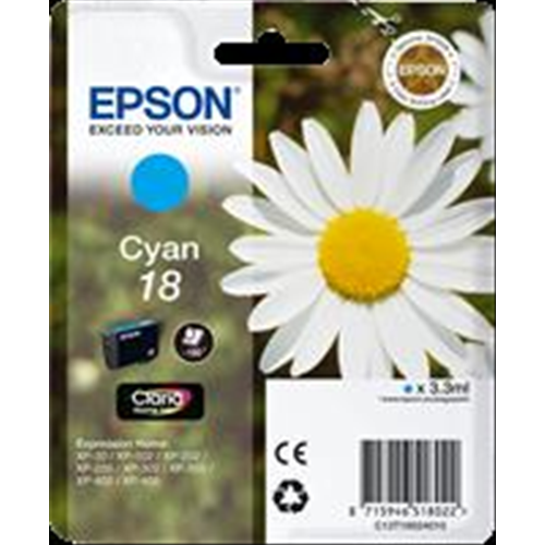 T1802 Cartuccia inchiostro ciano 3.3ml, 18 standard