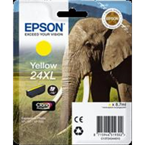 T2434 Cartuccia inchiostro giallo 8.7ml, 24 XL