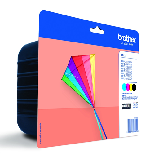 LC-223VALBP Multipack nero-ciano-magenta-giallo 4x550pg