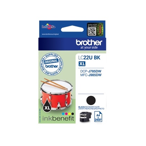 LC-22UBK Nero Cartuccia inchiostro 2.400pg