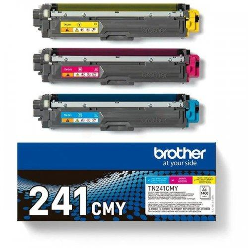 TN-241 MULTIPACK colori 1 ciano - 1 magenta - 1 giallo