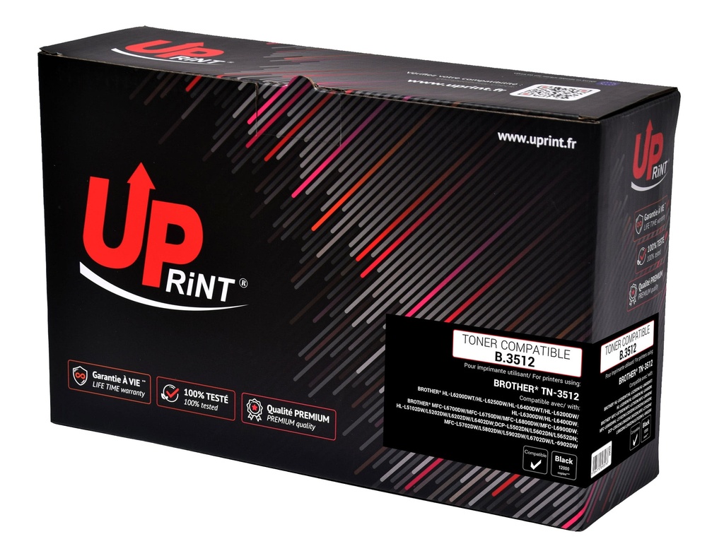 B.3512 Per BROTHER TN-3512 Toner nero 12.000pg