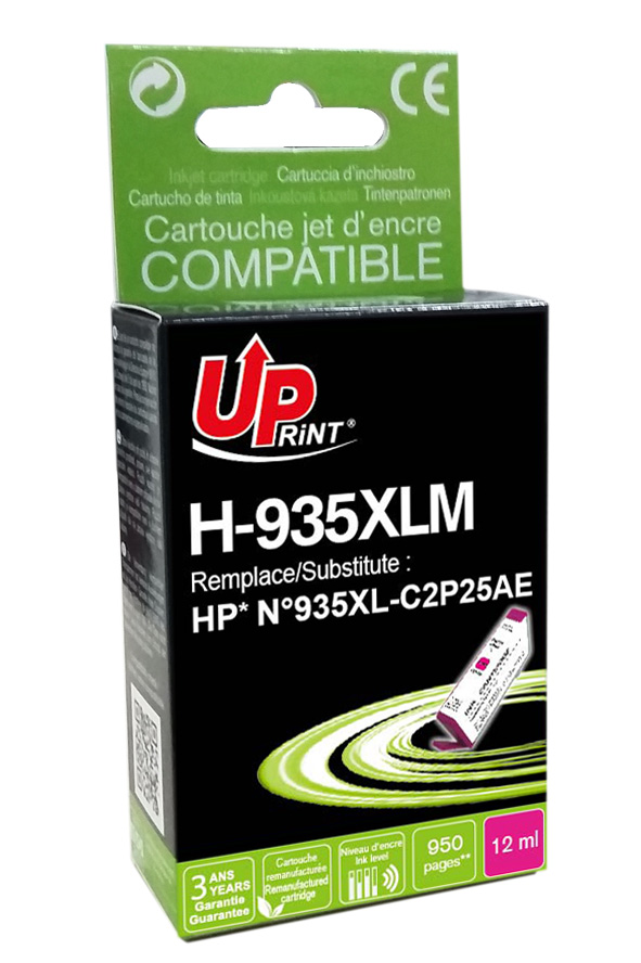 H-935XLM per HP N.935XL cartuccia inchiostro magenta 12 ml
