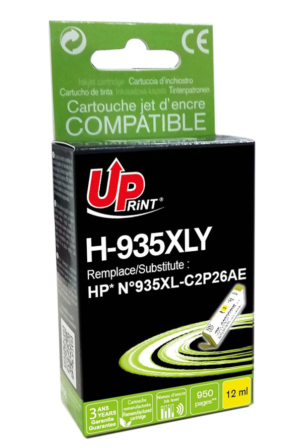 H-935XLY per HP N.935XL cartuccia inchiostro giallo 12 ml