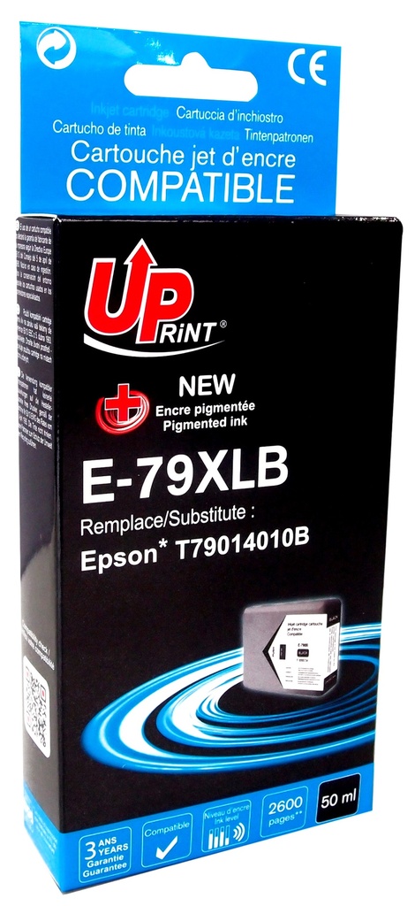 E-79XLB per EPSON T7901 cartuccia inchiostro nero 50ml