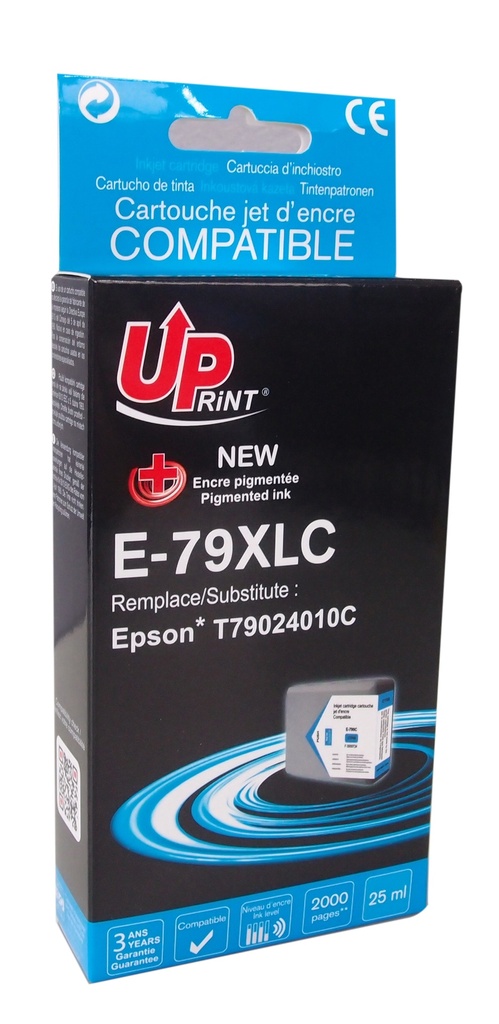 E-79XLC per EPSON T7902 cartuccia inchiostro ciano 25ml