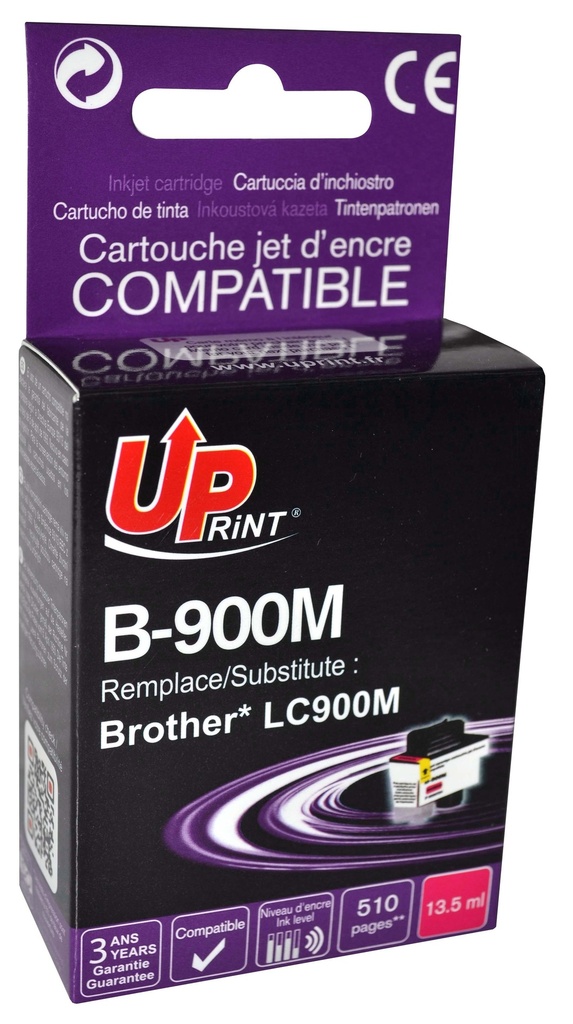 PROMO SUL DISPONIBILE # B-900M per BROTHER LC-900 M Cartuccia inchiostro magenta 13,5 ml