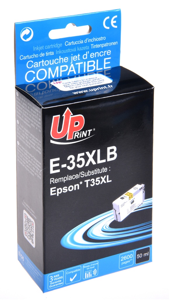 E-35XLB per EPSON T3591/3581 Cartuccia inchiostro nero 50 ml  2.600pg