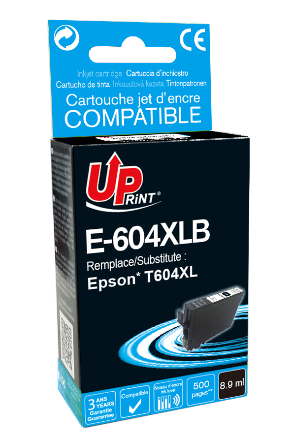 E-604XLB Per EPSON 604 Cartuccia inchiostro nero 8,9 ml