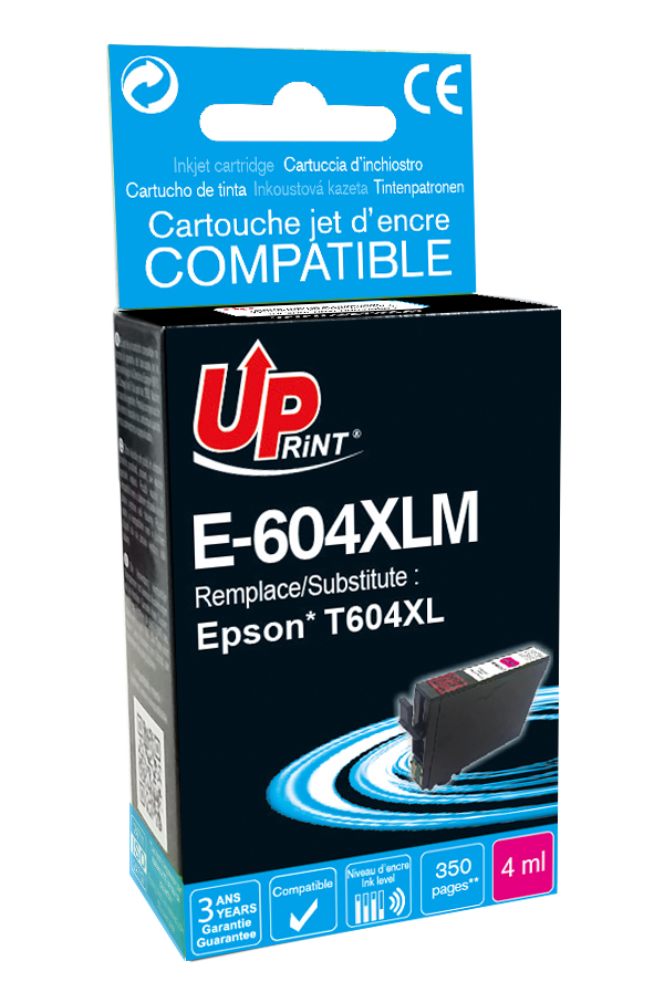 E-604XLM Per EPSON 604 Cartuccia inchiostro magenta 4 ml