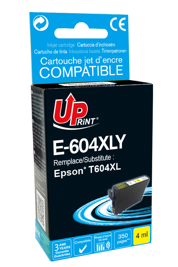E-604XLY Per EPSON 604 Cartuccia inchiostro giallo 4 ml