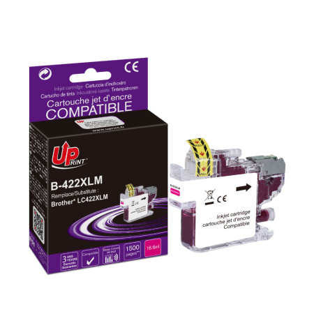 B-422XLM per BROTHER LC-422XLM Magenta cartuccia inchiostro 1.500pg  16.6ml