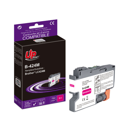 B-424M per BROTHER LC-424M Magenta cartuccia inchiostro 750pg  8ml