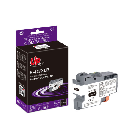 B-427XLB per BROTHER LC-427XLBK Nero cartuccia inchiostro 6.000pg  124ml