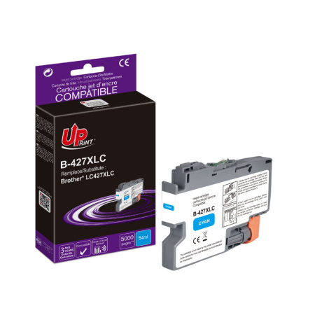 B-427XLC per BROTHER LC-427XLC Ciano cartuccia inchiostro 5.000pg  54ml