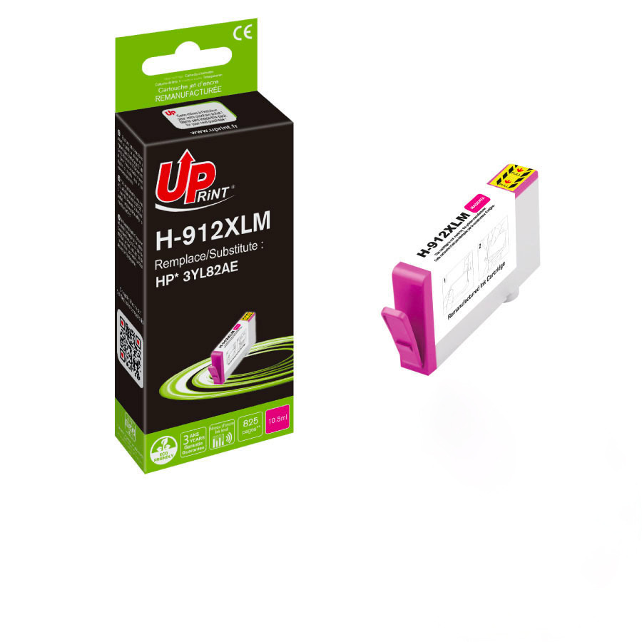 H-912XL M per HP 3YL82AE Cartuccia magenta 825pg  10.5ml