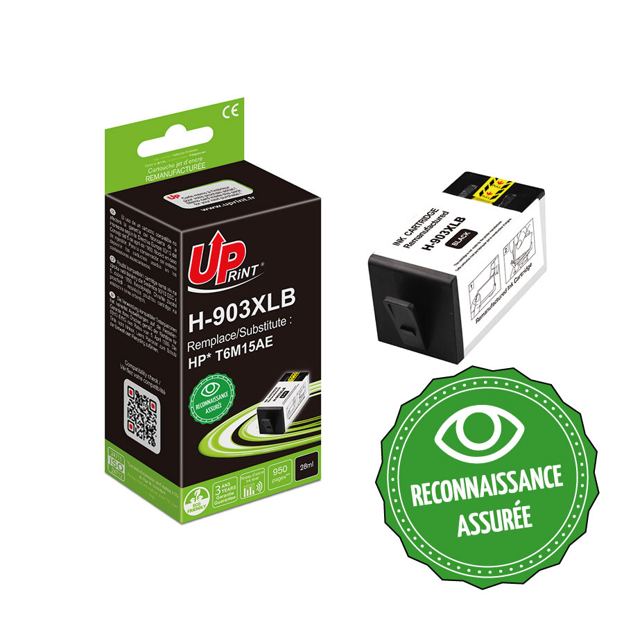 H-903XLB Per HP N.903 Nero Cartuccia inchiostro 28ml  950pg
