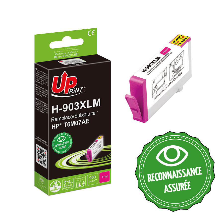 H-903XLM Per HP N.903 Magenta Cartuccia inchiostro 12ml  900pg