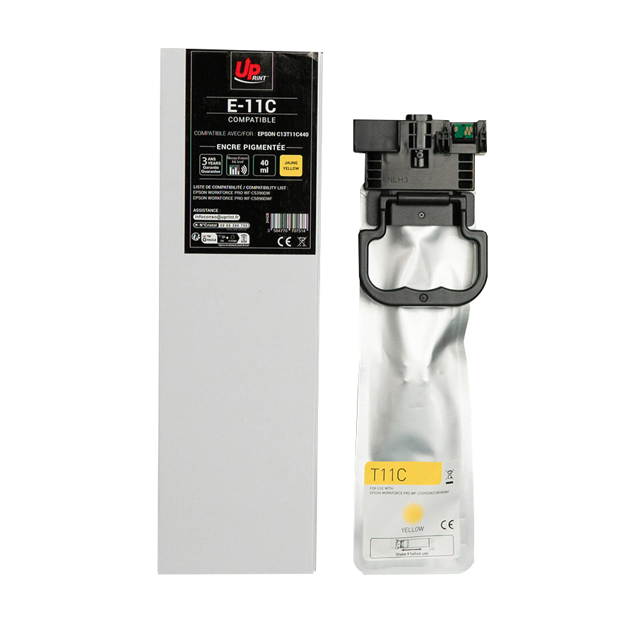 E-11C Y per EPSON C13T11C440 Cartuccia inchiostro giallo 40ml