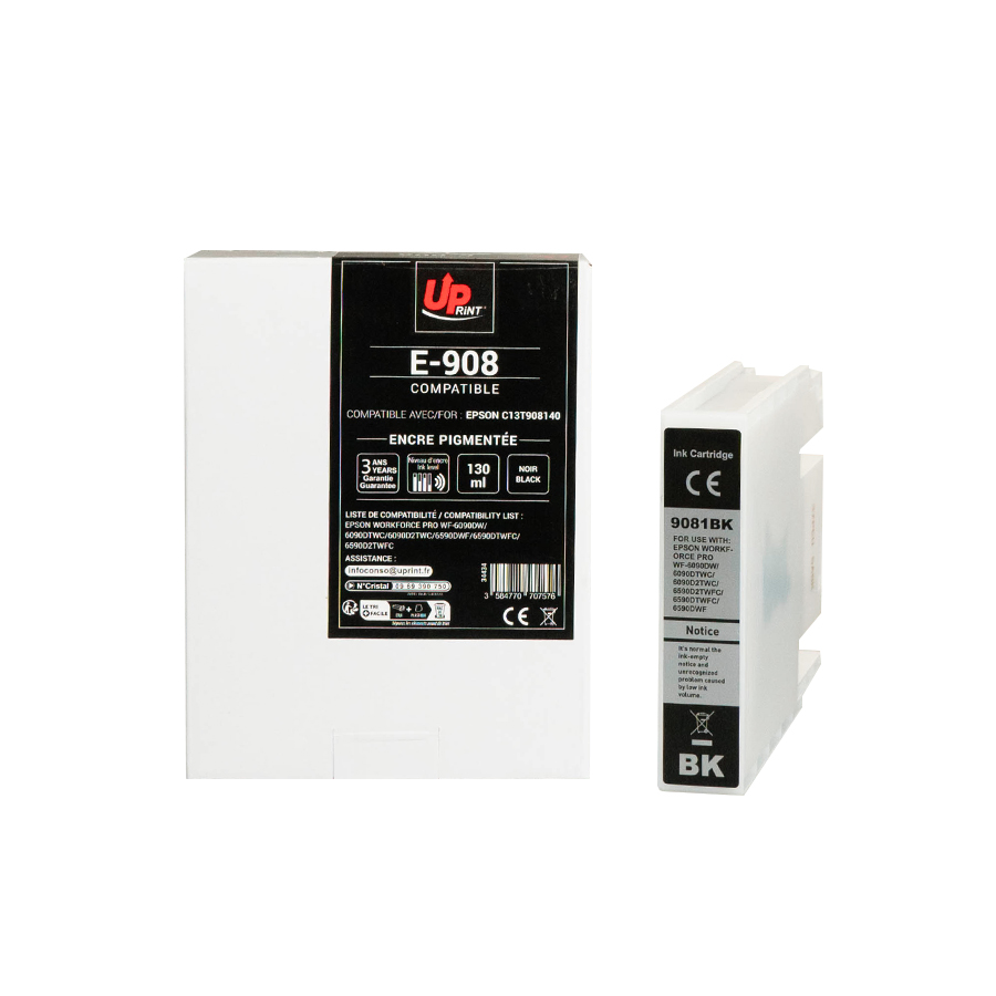 E-9081BK per EPSON T9081BK cartuccia inchiostro nero 130ml