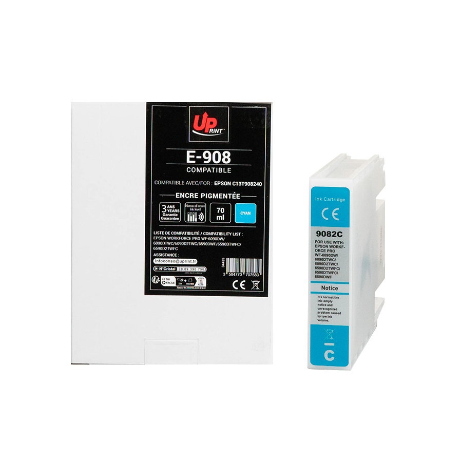 E-9082C per EPSON T9082C cartuccia inchiostro ciano 70ml