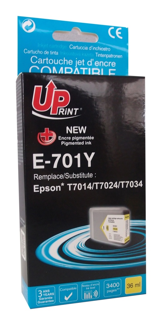E-701Y per EPSON T7014 T7024 T7034 Cartuccia inchiostro giallo 36 ml