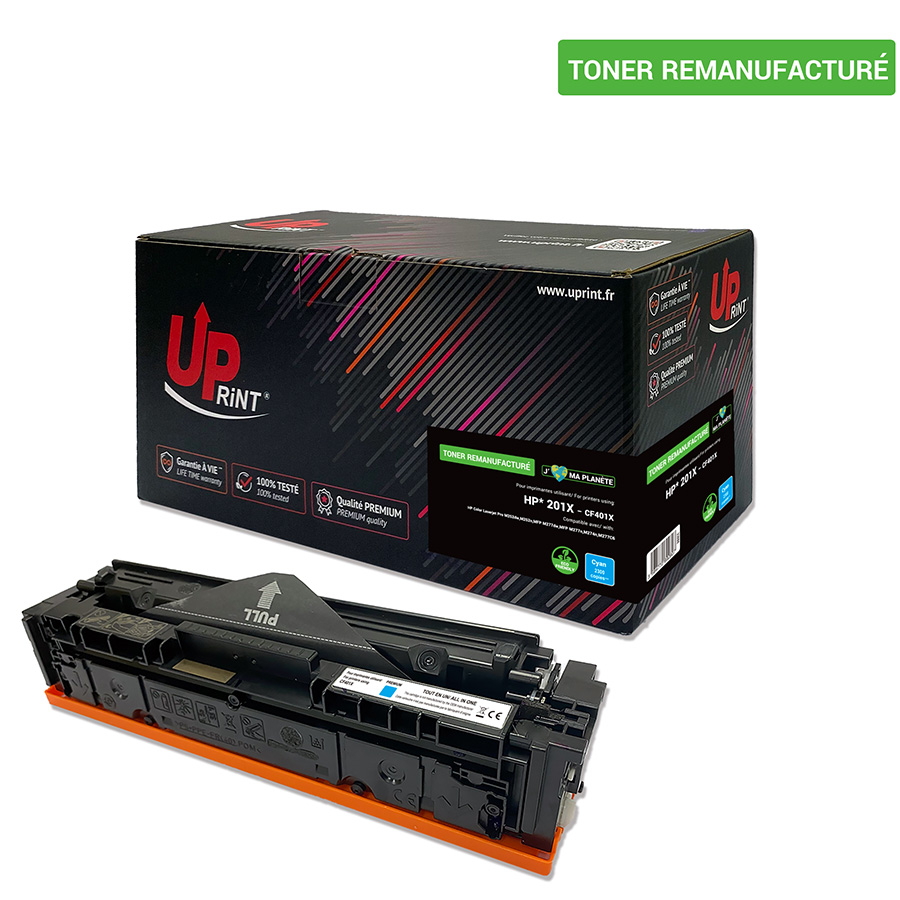 H.201XC Per HP CF401X Toner ciano 2.300pg
