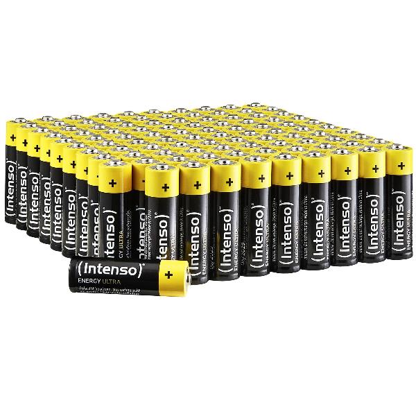 AA LR03 PLASTIC BOX 100PZ.