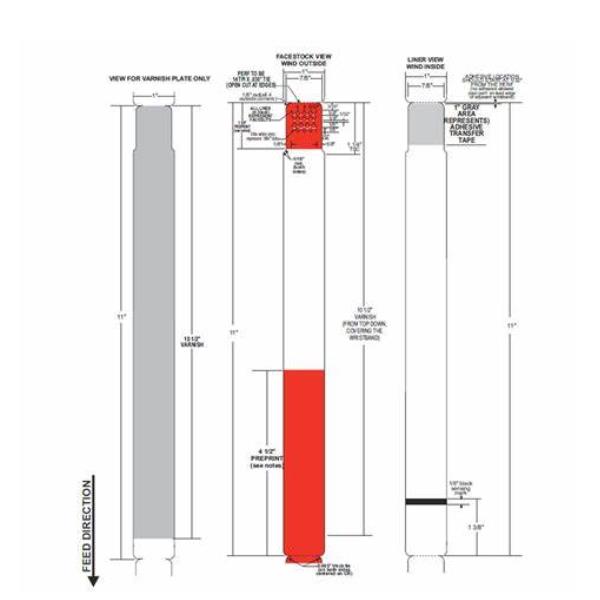 Z-BAND ULTRASOFT 25X279MM ROSSO