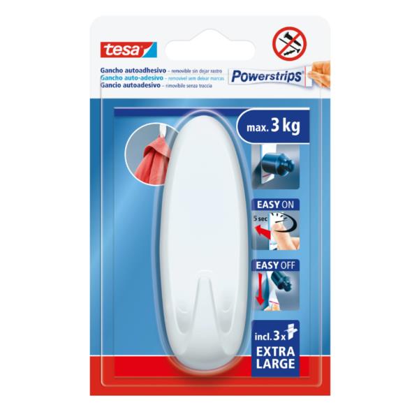 POWERSTRIPS HOOKS XL - OVALE
