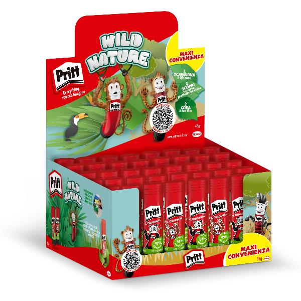 DISPLAY 40PZ COLLA STICK 43GR BTS