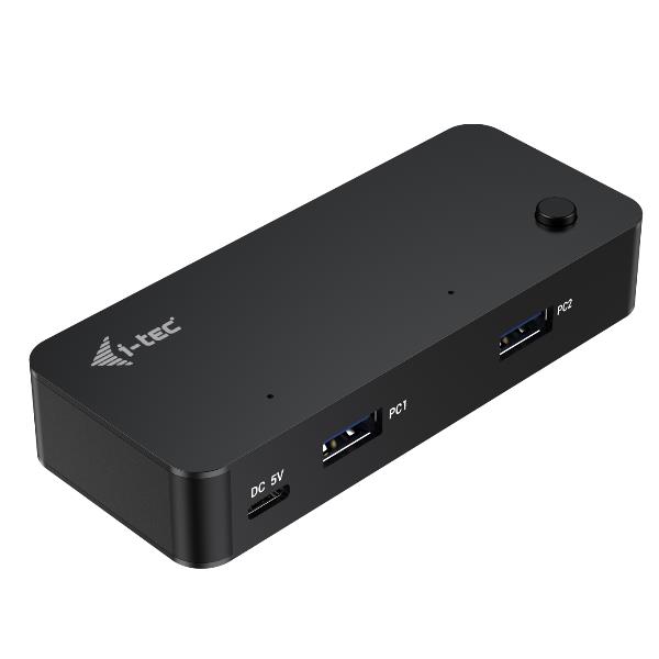 KVM HUB 2X USB-C + 2X USB-A 3.0