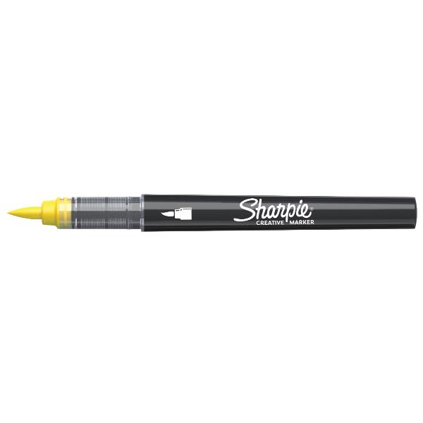 CF6 CREATIVE MARKER-P.BRUSH-GIALLO