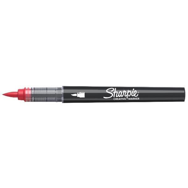 CF6 CREATIVE MARKER-P.BRUSH-ROSSA