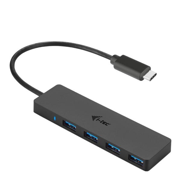 USB 3.1 TYPE C SLIM 4 PORT-BK