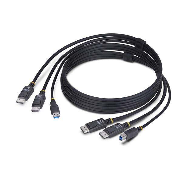 CAVO KVM DOPPIO DP/USB